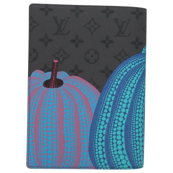 LOUIS VUITTON Monogram Yayoi Kusama Quverture Carnet Note Cover Blue - Picture 10 of 15